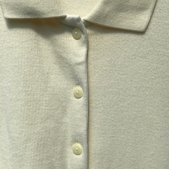 Yellow Button down Womens - Picture 5 of 8